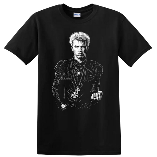 Billy Idol Rock Legends Graphic T Shirt for Classic Music Fans - Black