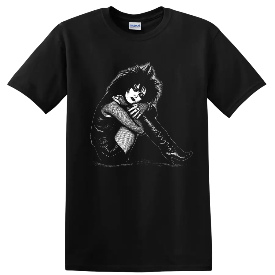Siouxsie and the Banshees Rock Legends Portrait T Shirt - Black