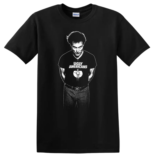Iggy Pop The Stooges Rock Legends Silhouette T Shirt - Black