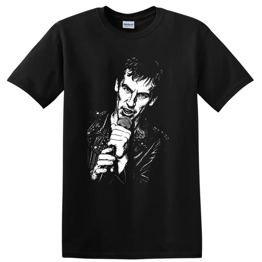 Vyacheslav Butusov Nautilus Pompilius Rock Legends T Shirt Black Logo - Black