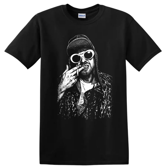 Kurt Cobain Nirvana Smells Like Teen Spirit Rock Legends T Shirt - Black