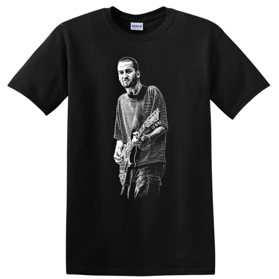 Eddie Vedder Pearl Jam Rock Legends Tribute T Shirt Classic Music Fan Tee - Black