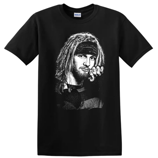 Layne Staley Alice in Chains Rock Legends Tribute T Shirt - Black