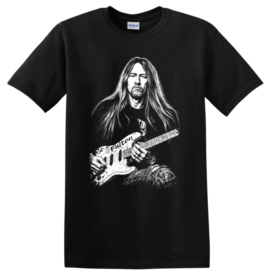 Jerry Cantrell Alice in Chains Rock Legends Tribute T Shirt - Black