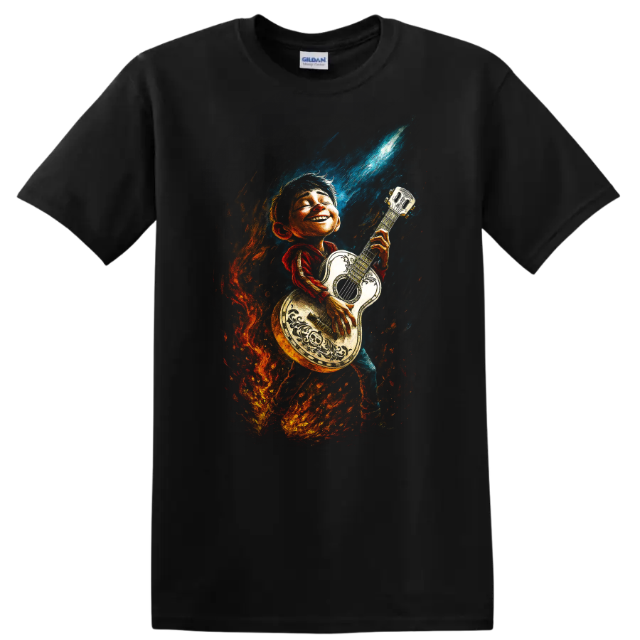 Bane from The Dark Knight Rises movie-inspired graphic T shirt on a Black T Shirt