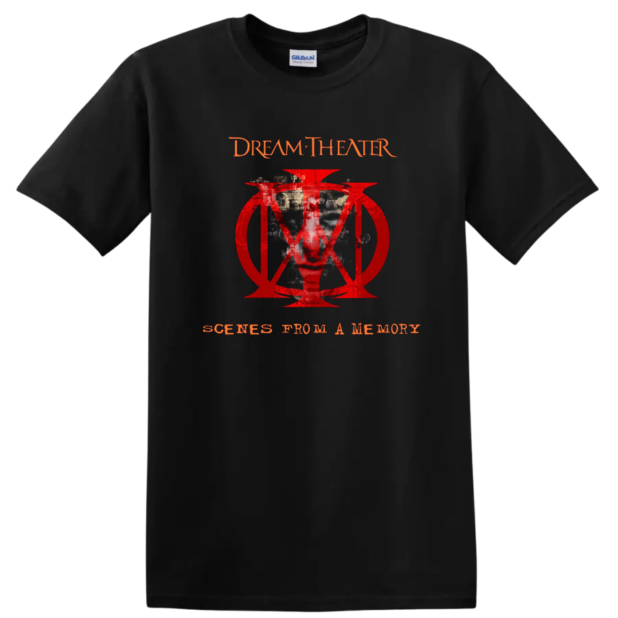 Dream Theater Scenes From a Memory red graphic print T - Black