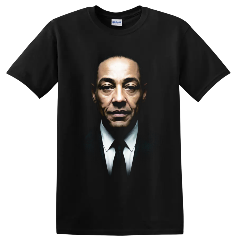 Gustavo Fring Breaking Bad dramatic formal portrait graphic on a Black T Shirt