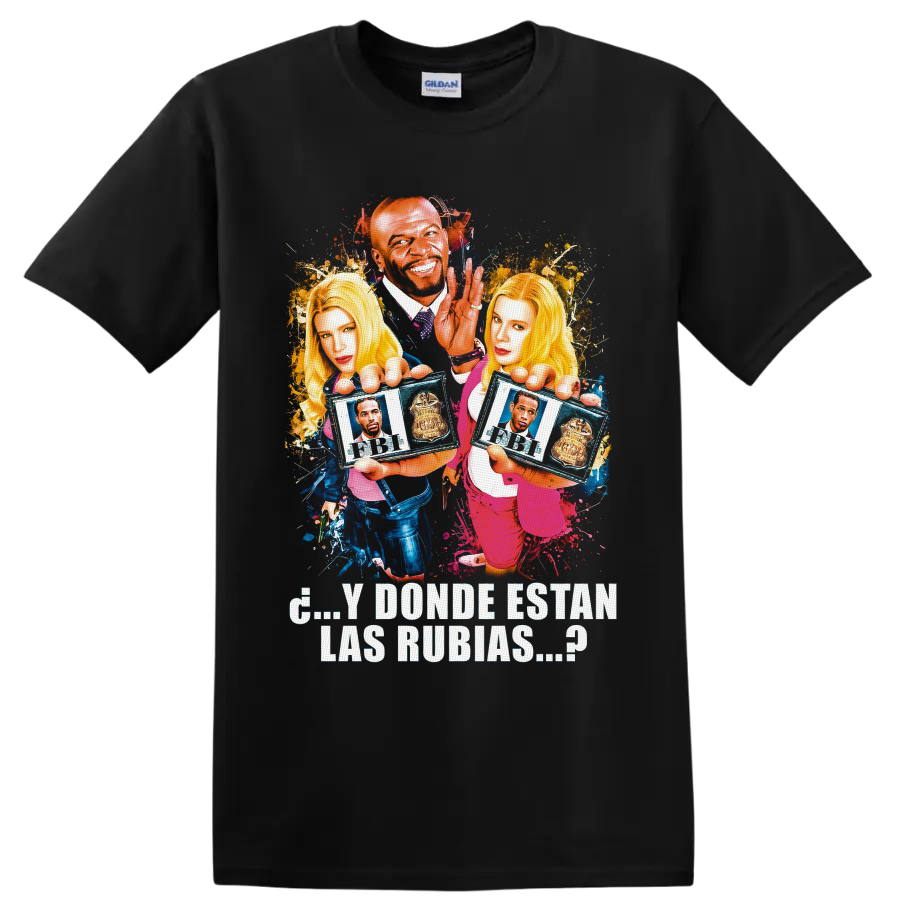 White Chicks Marcus and Kevin Copeland colorful undercover comedy collage on a Black T Shirt