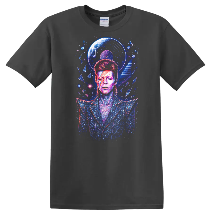 Retro Rock Heavy Metal Album Cover Legend Style T Shirt - Charcoal
