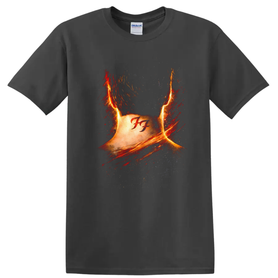 Vintage Classic Rock Album Cover Art Style T Shirt - Charcoal