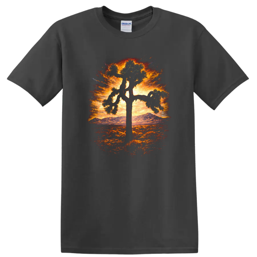 Vintage Classic Rock Album Cover Art Style T Shirt - Charcoal