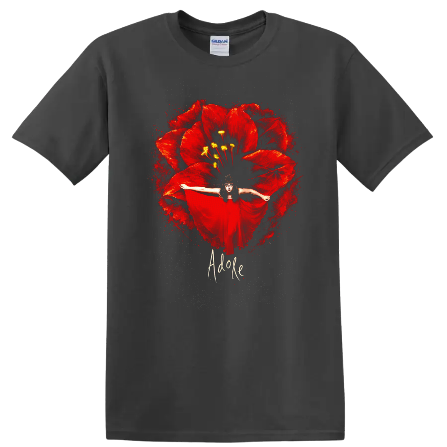 Vintage Classic Rock Album Cover Art Style T Shirt - Charcoal