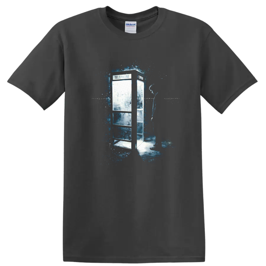 Vintage Classic Rock Album Cover Art Style T Shirt - Charcoal