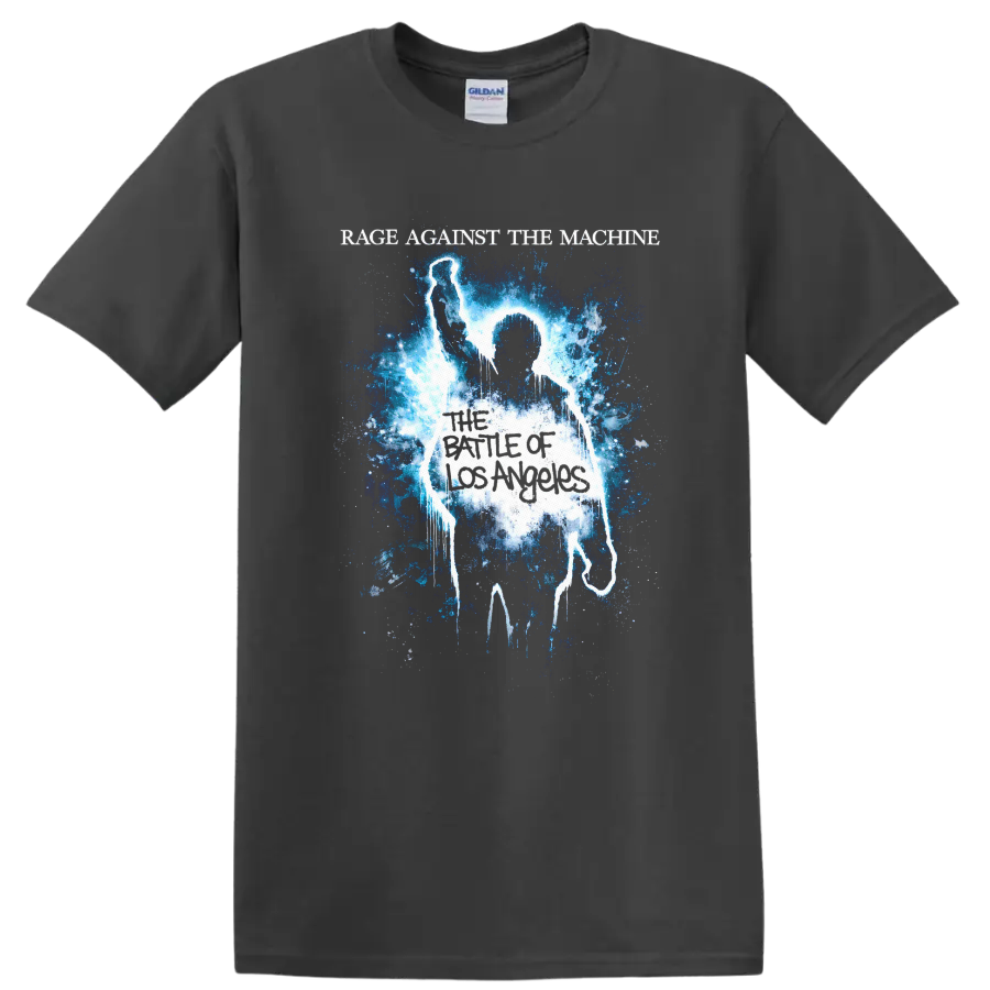 Race Against The Machine Vintage Classic Rock T Shirt - Charcoal