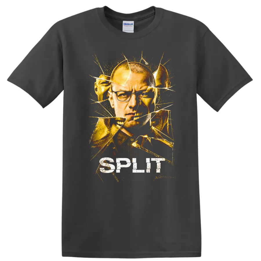 Vintage Cult Movie Character Portrait T Shirt on a Charcoal T Shirt