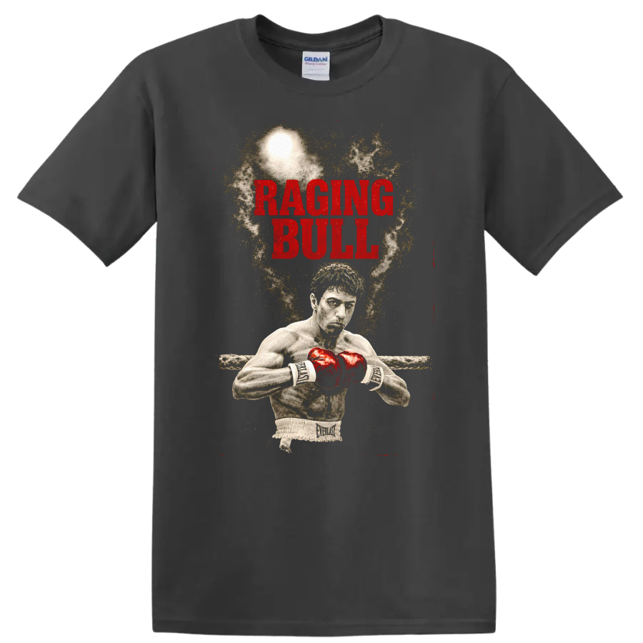 Scarface Vintage Movie Artwork T Shirt Cool Graphic Tee for Movie Fans - Charcoal