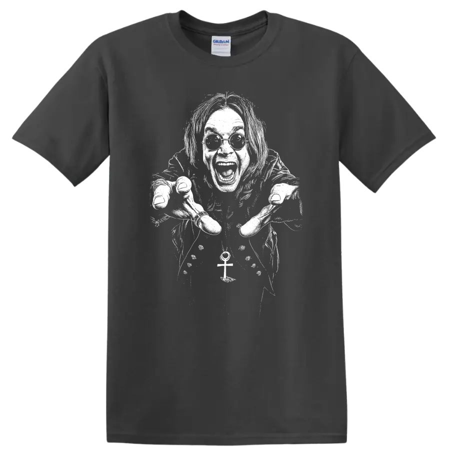Ozzy Osbourne Black Sabbath Rock Legends T Shirt - Charcoal
