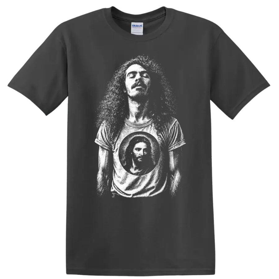 Carlos Santana Rock Legends Tribute T Shirt for Classic Music Fans - Charcoal