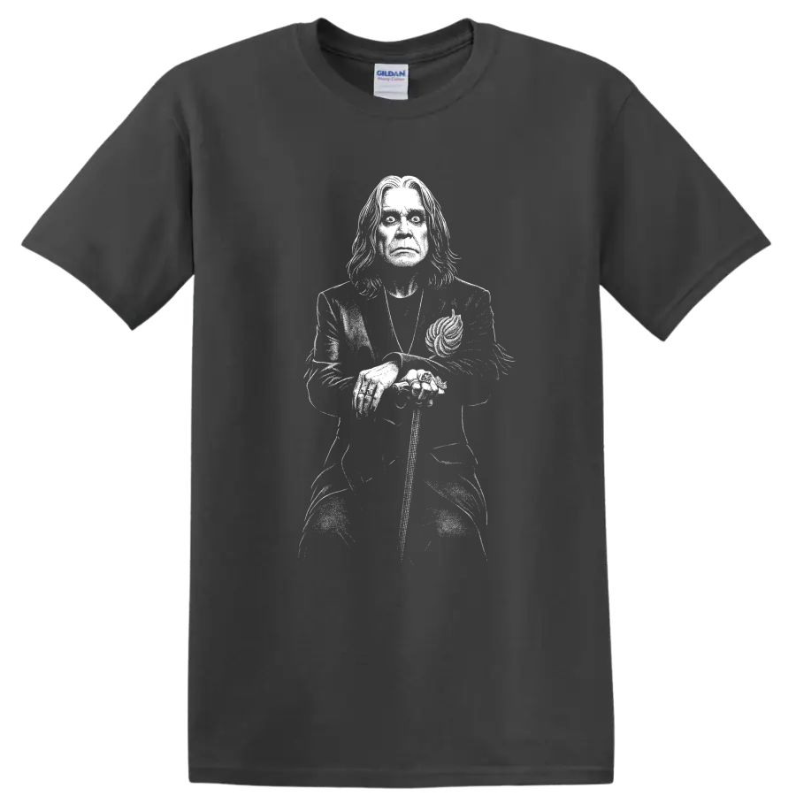 Ozzy Osbourne Black Sabbath Rock Legends Graphic T Shirt - Charcoal
