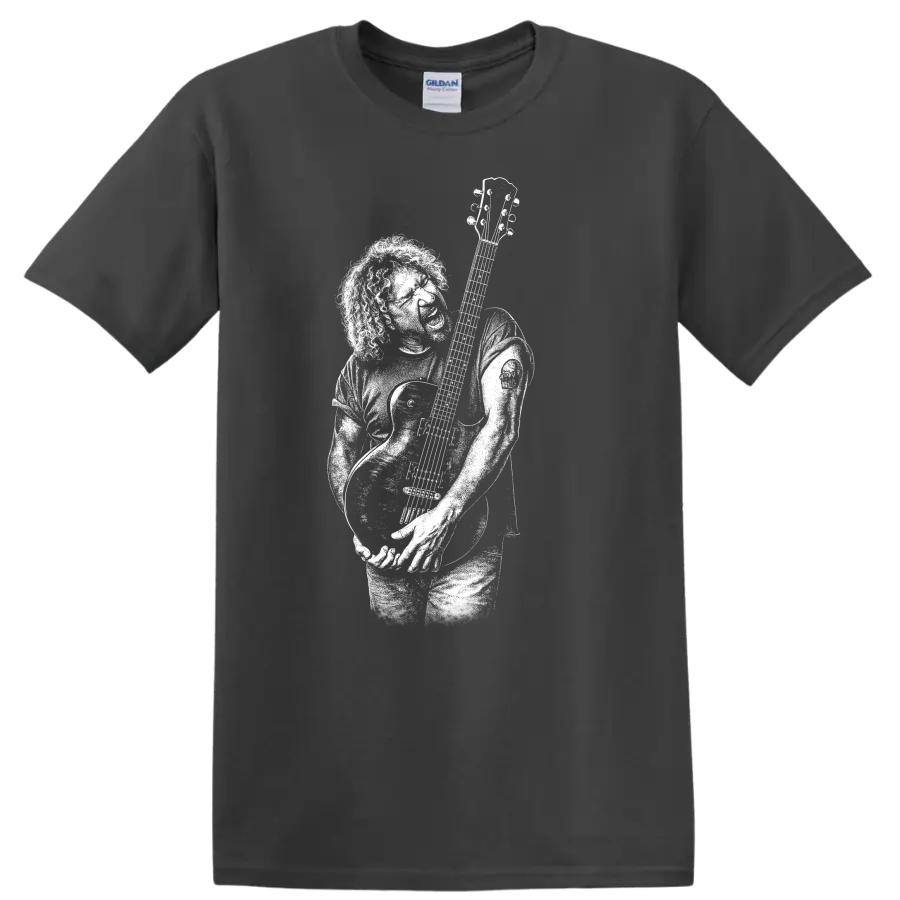 Sammy Hagar Van Halen Rock Legends Tribute T Shirt Classic Unisex - Charcoal