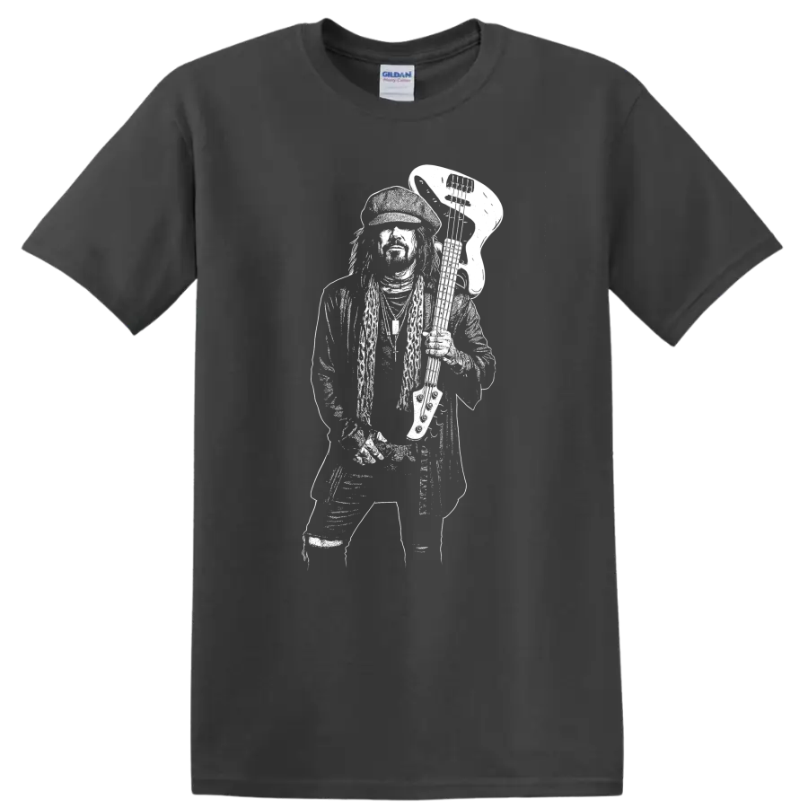 Mötley Crüe Nikki Sixx Shout at the Devil Rock Legends T Shirt - Charcoal