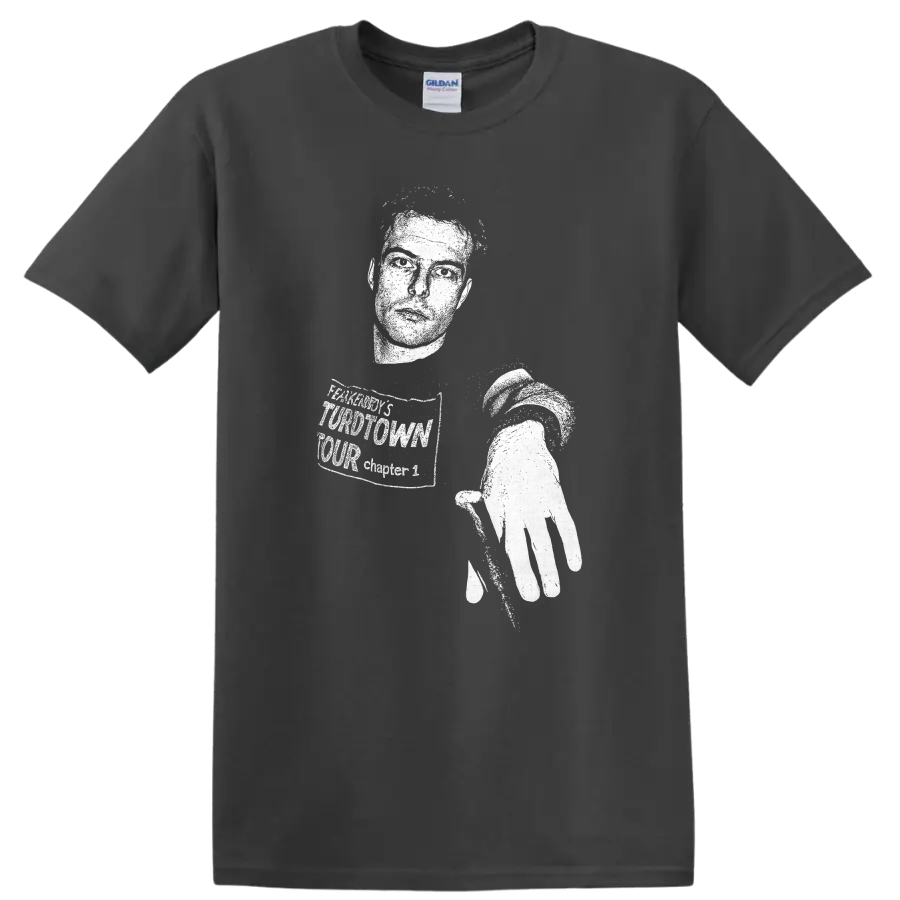 Jello Biafra Dead Kennedys Rock Legends Portrait T Shirt - Charcoal