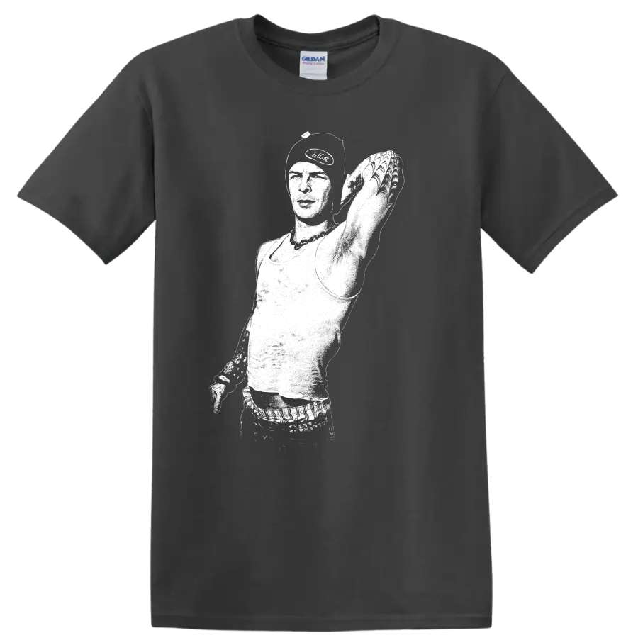 Anthony Kiedis Red Hot Chili Peppers Rock Legends T Shirt Tribute - Charcoal