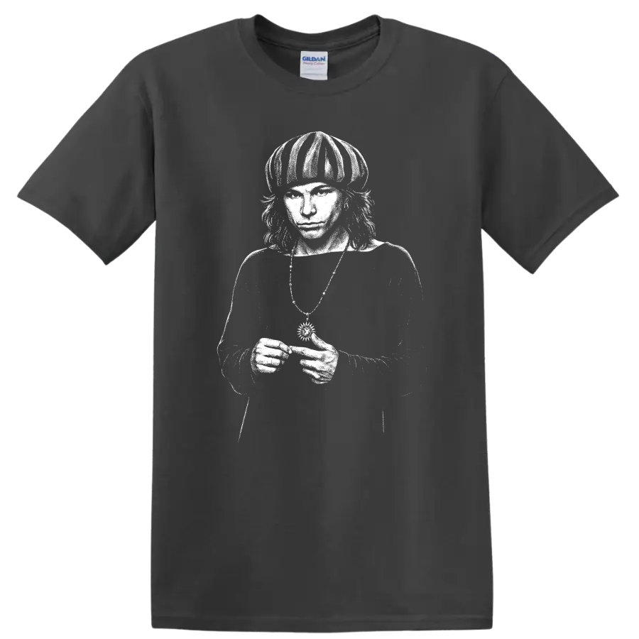 Konstantin Stupin Rock Legends Tribute T Shirt for Music Fans - Charcoal