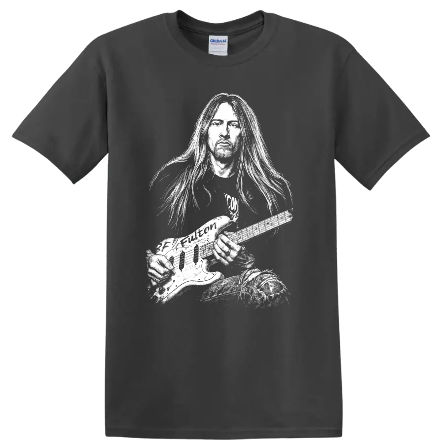 Jerry Cantrell Alice in Chains Rock Legends Tribute T Shirt - Charcoal