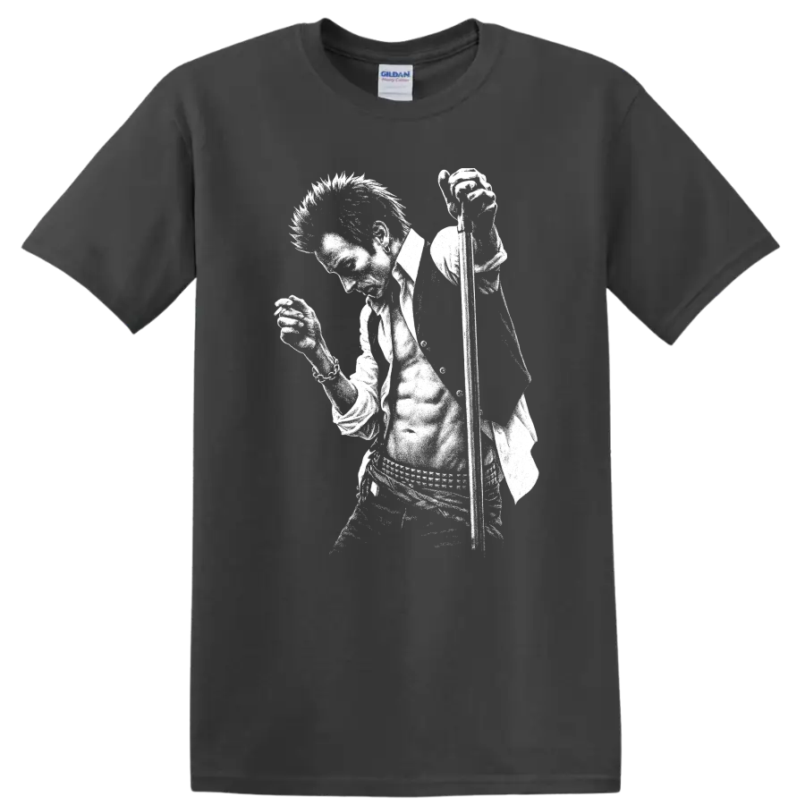 Scott Weiland Stone Temple Pilots Rock Legends Tribute T Shirt - Charcoal