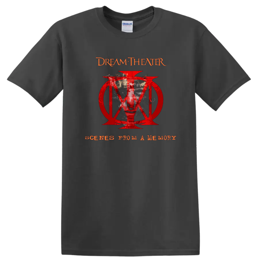 Dream Theater Scenes From a Memory red graphic print T - Charcoal