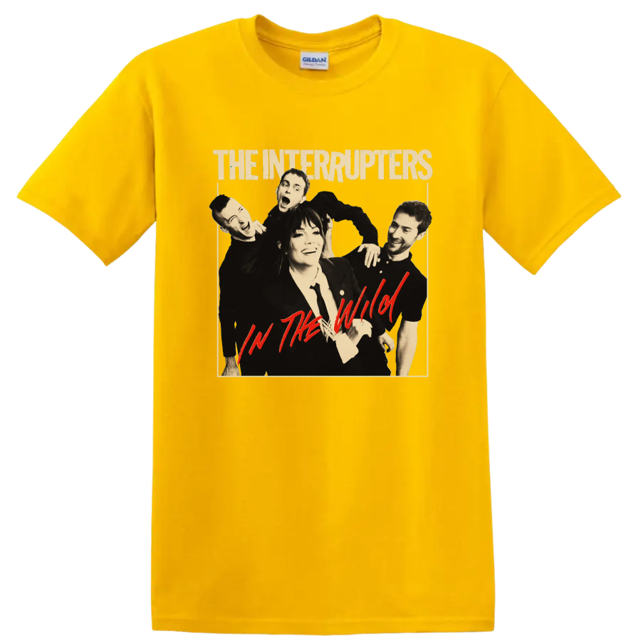 The Interrupters punk rock band portrait with In the Wild text on a Daisy (Yellow) T Shirt