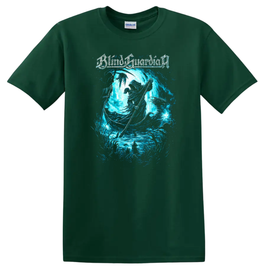 Bloody Underground Gothic Metal Wave Art T Shirt Retro Rock Legend - Forest Green