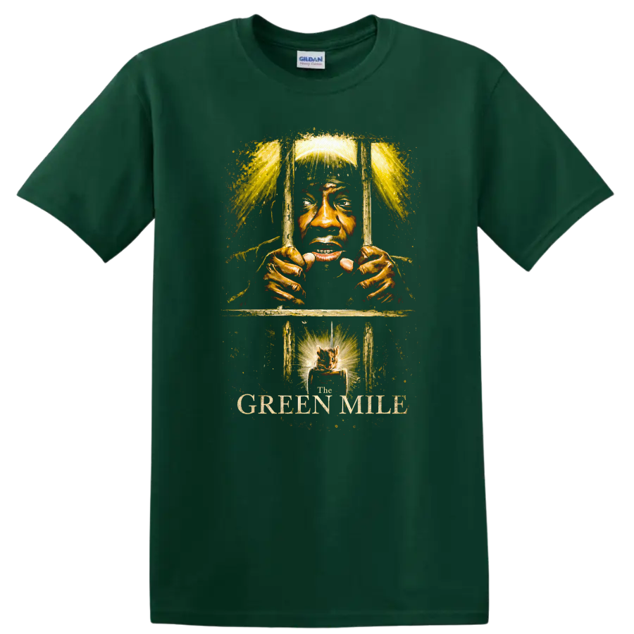 Children of Men Movie Art T Shirt Dramatic Design Graphic Novel Tee - Forest Green