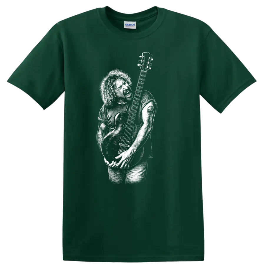 Sammy Hagar Van Halen Rock Legends Tribute T Shirt Classic Unisex - Forest Green