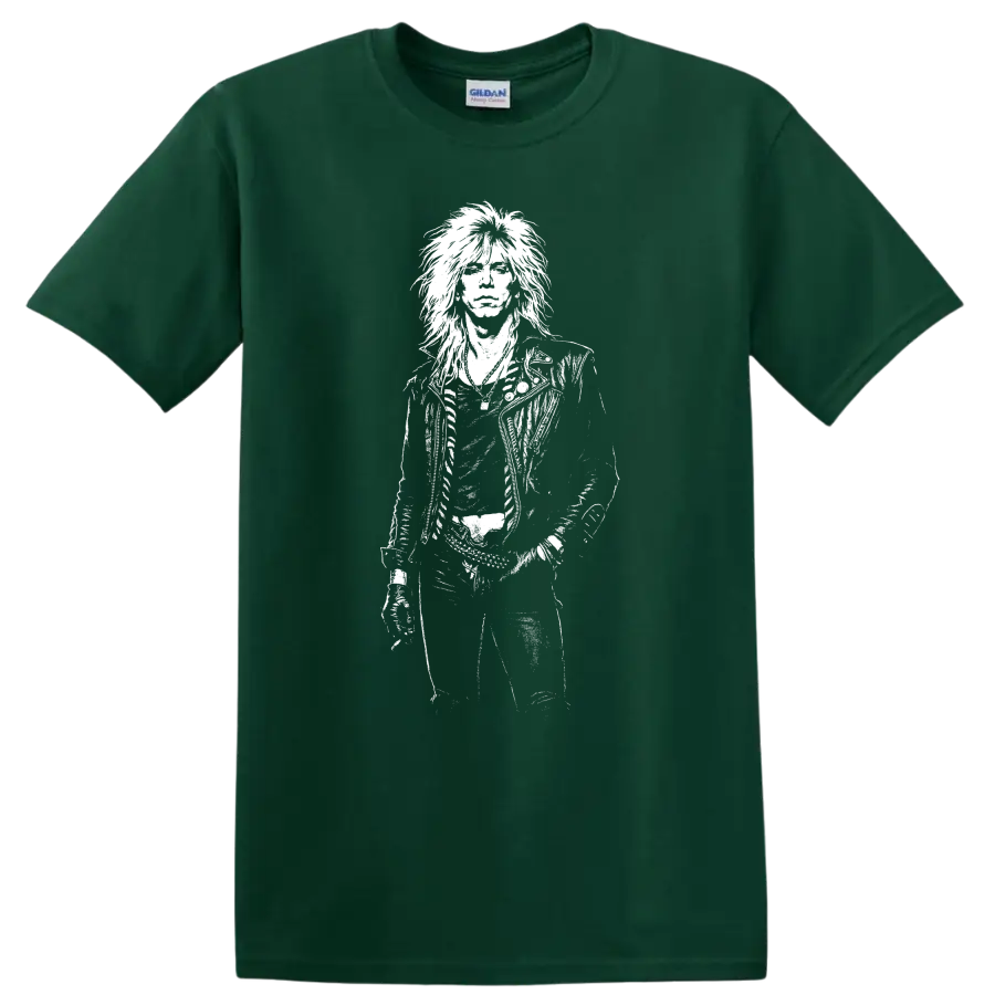 Duff McKagan Guns N' Roses Rock Legends Tribute T Shirt - Forest Green