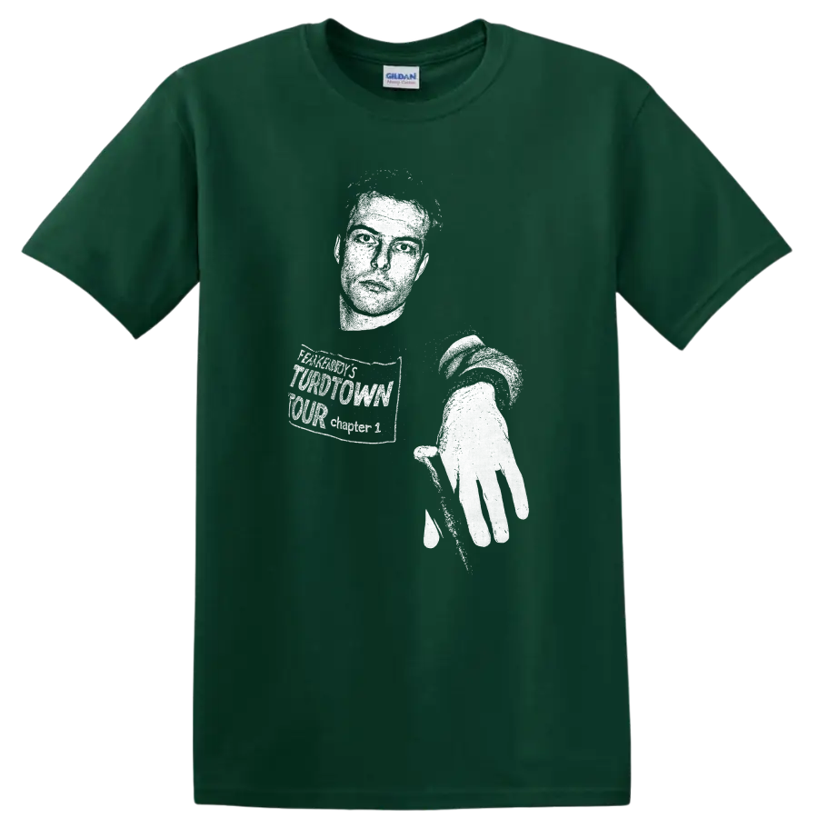 Jello Biafra Dead Kennedys Rock Legends Portrait T Shirt - Forest Green