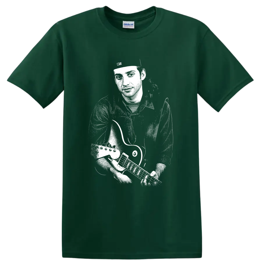 Stone Gossard Pearl Jam Rock Legends T Shirt for Music Fans - Forest Green