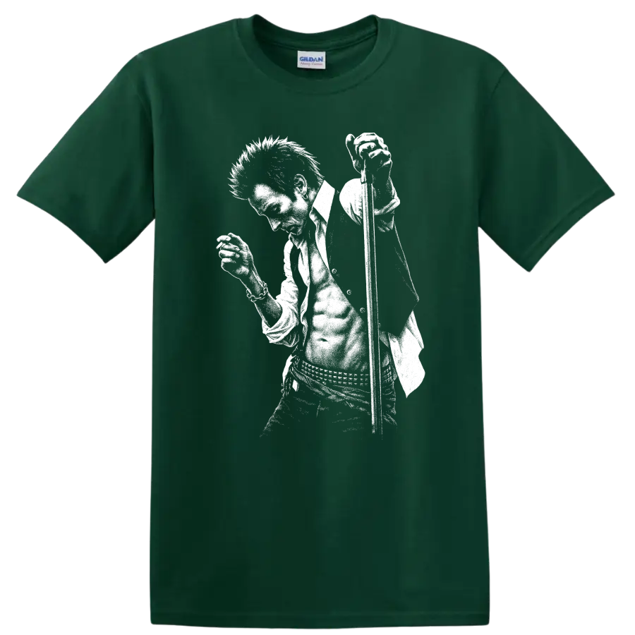 Scott Weiland Stone Temple Pilots Rock Legends Tribute T Shirt - Forest Green