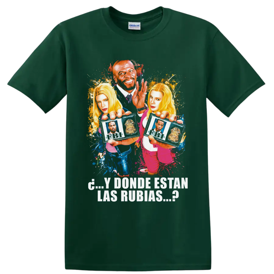 White Chicks Marcus and Kevin Copeland colorful undercover comedy collage on a Forest Green T Shirt