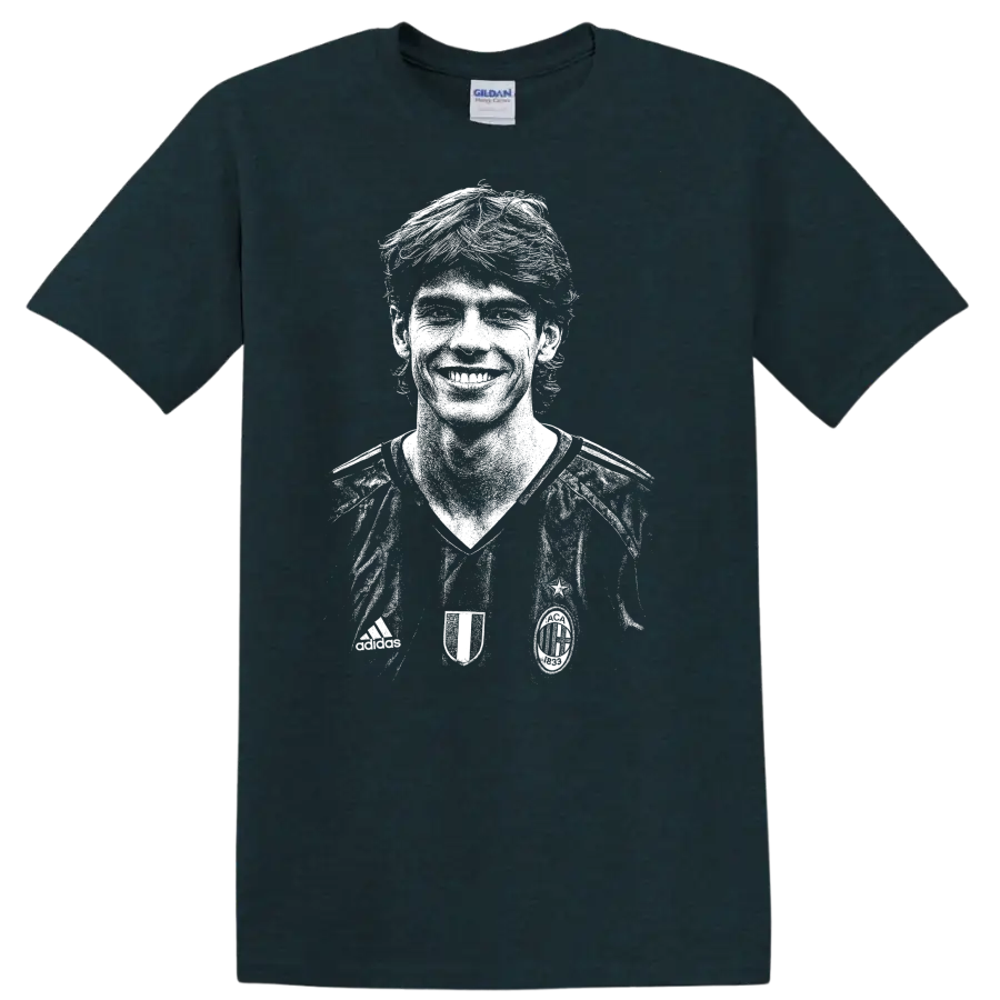 Retro soccer legend portrait of Ricardo Izecson dos Santos Leite T - Midnight (Green)