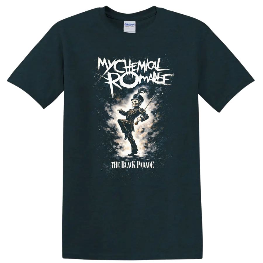 My Chemical Romance The Black Parade Vintage T Shirt on a Midnight (Green) T Shirt