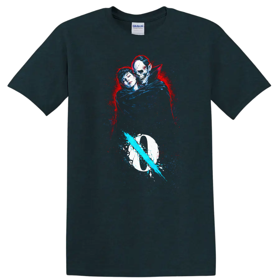 Vintage Classic Rock Album Cover Art Style T Shirt - Midnight (Green)