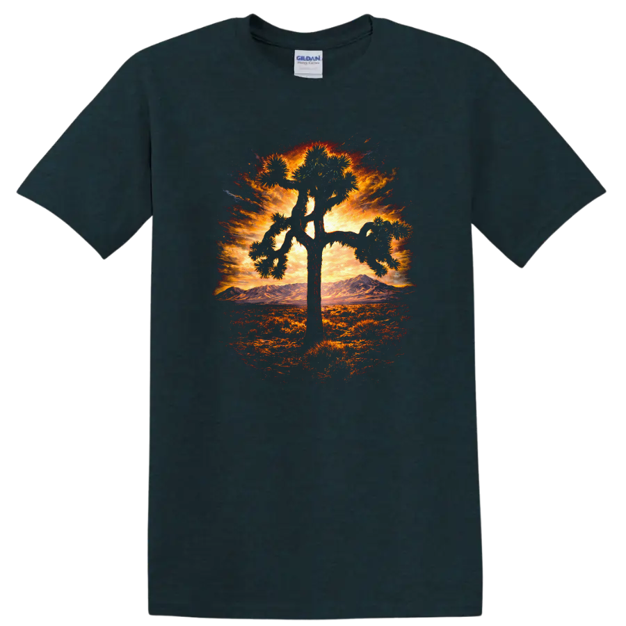 Vintage Classic Rock Album Cover Art Style T Shirt - Midnight (Green)