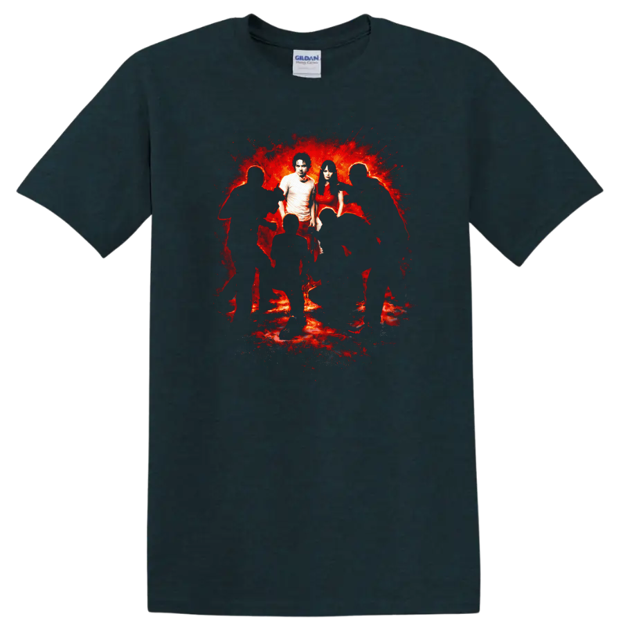 Vintage Classic Rock Album Cover Art Style T Shirt - Midnight (Green)