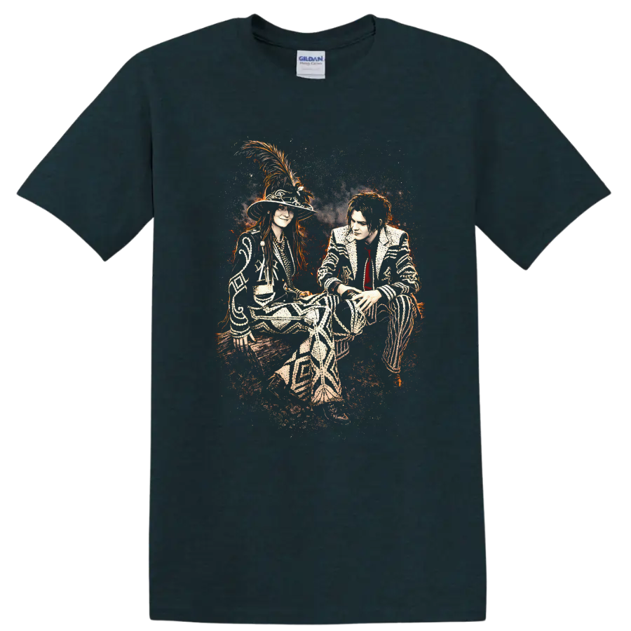 Vintage Classic Rock Album Cover Art Style T Shirt - Midnight (Green)
