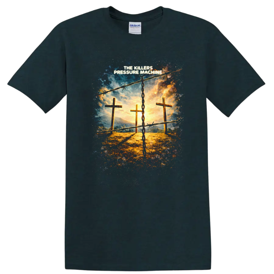 Vintage Classic Rock Album Cover Art T Shirt - Midnight (Green)
