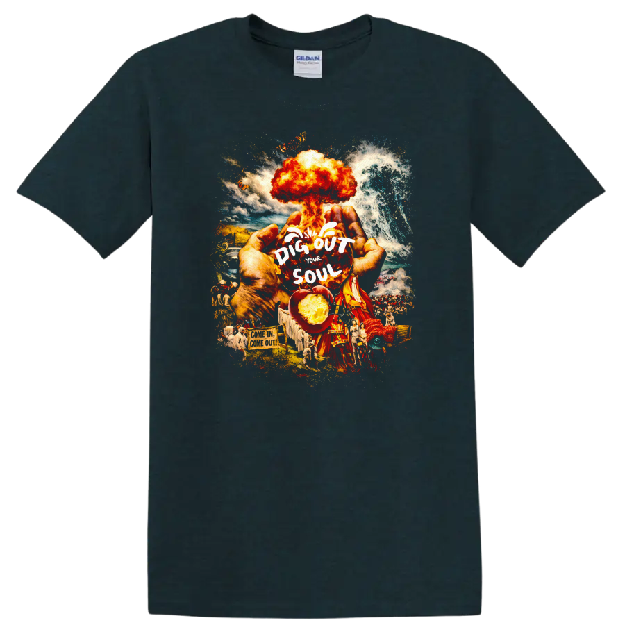 Dig Out Your Soul Vintage Classic Rock T Shirt - Midnight (Green)