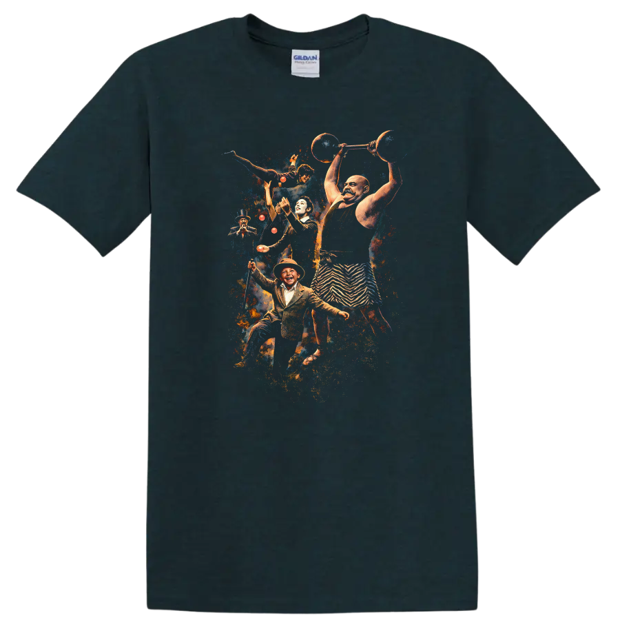 Vintage Classic Rock Album Cover Art Style T Shirt - Midnight (Green)
