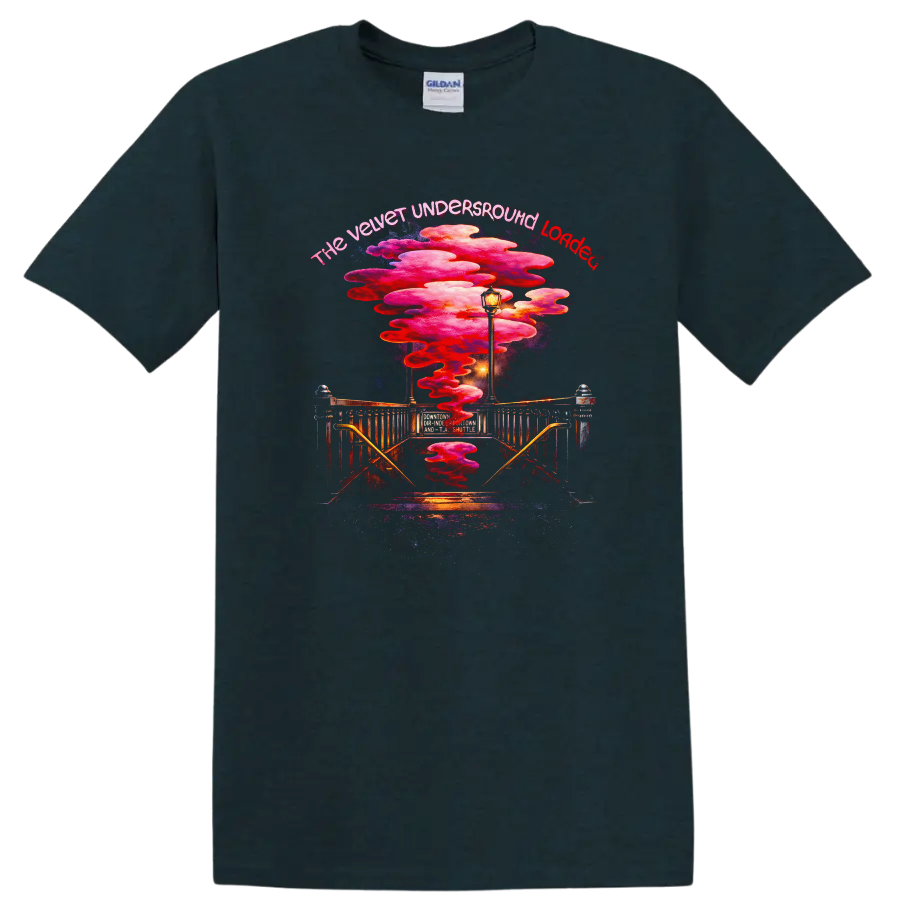 The Velvet Underground Loaded Vintage Classic Rock T Shirt - Midnight (Green)
